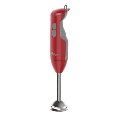 Imagem de Mixer Oster Vermelho 110V Função Turbo Lâmina Aço Inox Copo 700ml Ergonômico