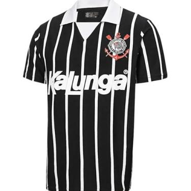 Imagem de Camisa Corinthians Retrô Kalunga 1990 Masculino Licenciada - Coimbra, 