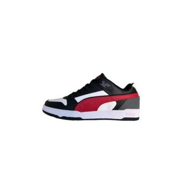 Imagem de Tenis sb puma rbd game low bdp 39175906, White, Red, 38
