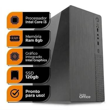 Imagem de Computador PC OFFICE SMART Intel Core I3 8gb De Ram Ssd 120gb Intel Hd
