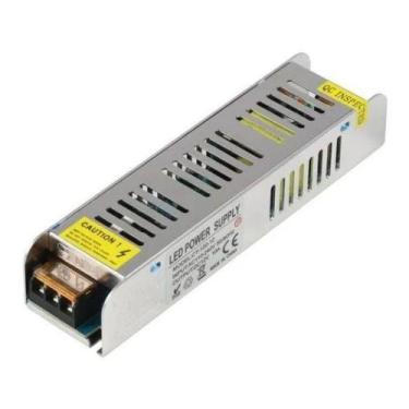Imagem de Fonte Chaveada Slim 10a 12v 120w Bivolt Cftv Fita Led Slim - SEGNET