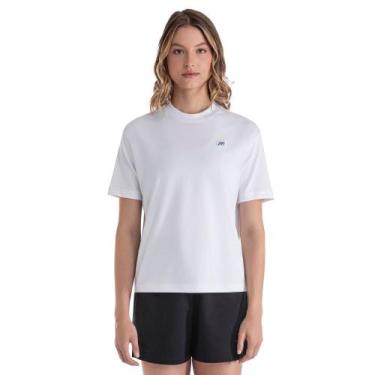 Imagem de Camiseta Manga Curta Mizuno Feminina, GG, Branco