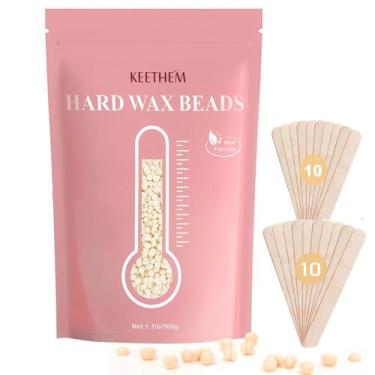 Imagem de Cera Depilatória em Pérolas Keethem 500g para Corpo