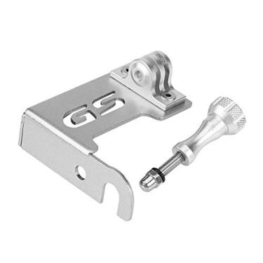 Imagem de Suporte para câmera dianteira esquerda para motocicleta Go Pro lateral suporte para câmera para R1200gs Lc R1200gs Lc Adv (Prata)
