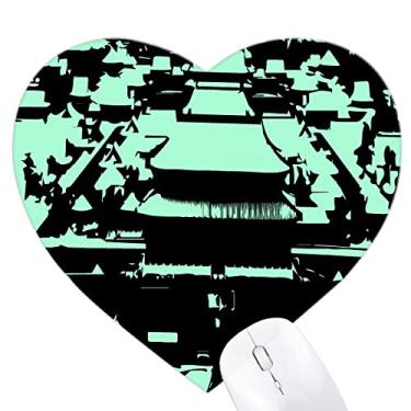 Imagem de Potala China Forbidden City Heart Mousepad Tapete de borracha para escritório