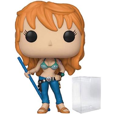 Imagem de POP Anime: Uma peça – Boneco Funko POP Nami (vem com capa protetora Pop Box compatível)