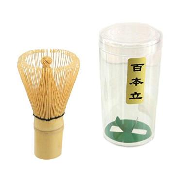 Imagem de JapanBargain 2200, Batedor Matcha de bambu, batedor cerimonial japonês Matcha Chasen chá verde em pó para cerimônia de chá 100 pinos
