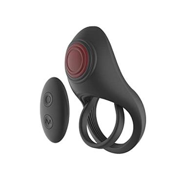 Imagem de Vibradores 10 Velocidade Galo Vibratório Anel Peniano Duplo Massageador Clitóris Atraso Ejaculação Erótico Zatla Shop