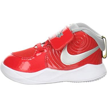 Imagem de Nike Toddler Team Hustle D 9 TDV University Red/Metallic Silver-Wolf Grey Size 6