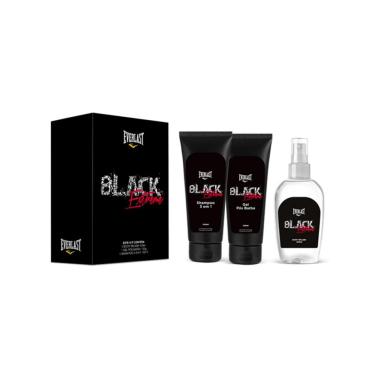 Imagem de Kit Everlast Black Extreme Body Splash + Gel Pós Barba + Shampoo