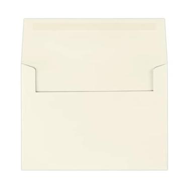 Imagem de Pacote com 100 envelopes creme A2 – texto opaco natural premium de 31,7 kg para necessidades de correspondência profissionais, seguras e de grande escala – perfeito para empresas, convites e uso pessoal (creme, A2)