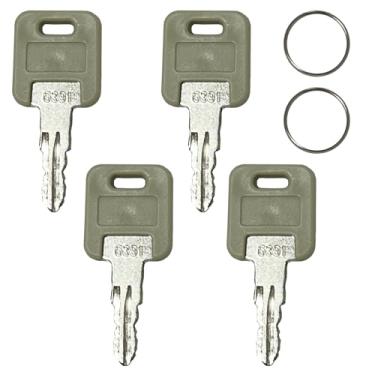 Imagem de Chave G391 RV 4 peças de chaves de trailer G391 Substituição para Global Link FIC Lippert Componentes Montana Trailers Motorhome RV Substituição de fechadura de porta