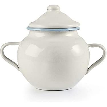 Imagem de IBILI Açucareiro com tampa Versalles 0,50 Lt, Porcelana, Branco, 14 x 10 x 11 cm