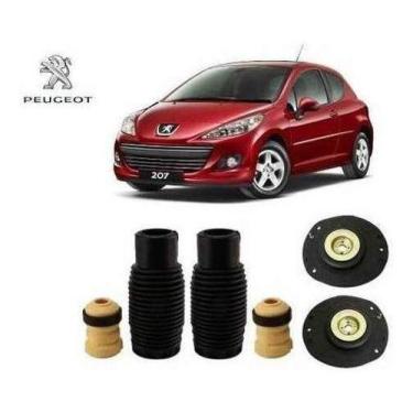 Imagem de 2 Kit Do Amortecedor Dianteiro Coxim Batente Peugeot 207 1.0 2012 2013