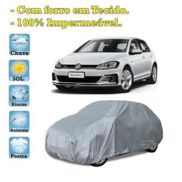 Imagem de Capa com forro cobrir carro Volkswagen Golf 100% Impermeável Proteção 