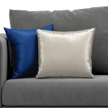 Imagem de Kit com 2 Capas Luxuosas para Almofadas Várias Cores 44x44 - ARADECOR,