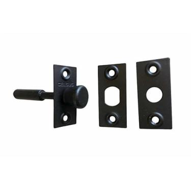 Imagem de Fecho trava trinco Pino Bola Para Janela E Porta De Correr Preto (2583