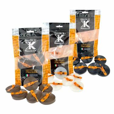 Imagem de Combo 10 Colas De Queratina Marca K Fita Original Mega Hair - Rass Ele