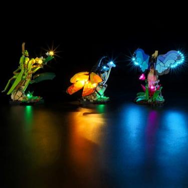 Imagem de YEABRICKS Luz LED para 21342 Ideas The Insect Collection Building Blocks Model (conjunto de montar não incluído)