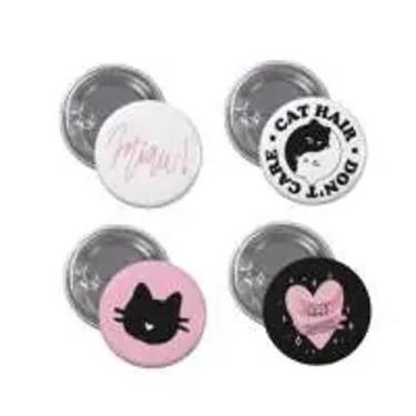 Imagem de Botton classic 4un - gatinha uatt