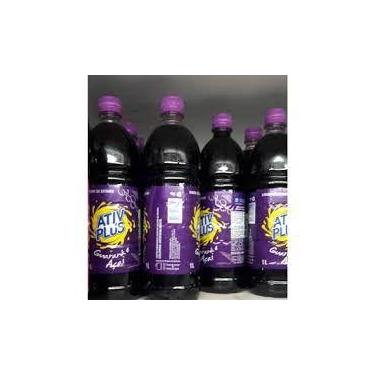 Imagem de Xarope de Guaraná ou Guaraná com Açaí Concentrado Ativ Plus - 1 Litro,