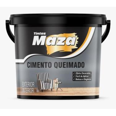 Imagem de Efeito Cimento Queimado Maza 5.6 Kg Cores, Cinza
