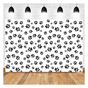 Imagem de Cenário de fotos com tema da Patrulha Canina, 2,1 x 1,5 m, recém-nascido, chá de bebê, crianças, meninos, festa de aniversário, pano de fundo, decoração de mesa de bolo, adereços de vinil