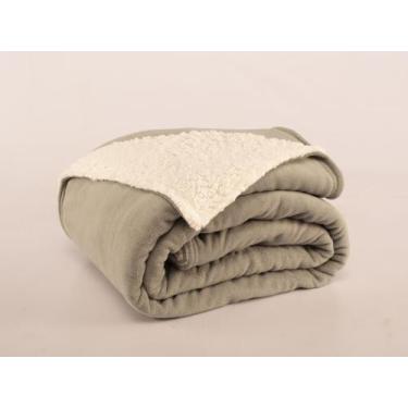 Imagem de Cobertor canada soft com sherpa queen 1peça - MAYRA ENXOVAIS, FENDI