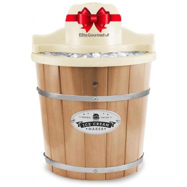 Imagem de Máquina de Sorvete Capacidade 4L, 50W, Elite Gourmet, Creme