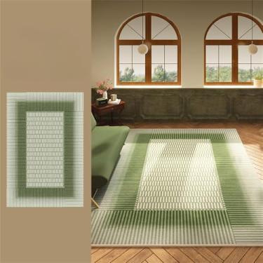 Imagem de HJZSZX Tapete de sala de estar verde, tapete decorativo leve, tamanho grande, antiderrapante, tapetes de quarto, tapetes de varanda de fácil manutenção, YY025,2,B,300x400CM