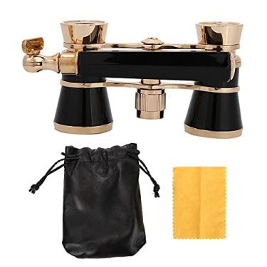 Imagem de 3X25 Opera Binocular Telescope, Theater Binocular with Wiping Cloth and Handle, Portable Theater Glasses for Adults Kids in Concert Theater Opera (Black)