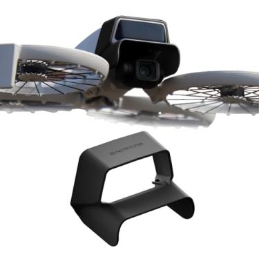 Imagem de Para-sol para drone DJI Flip Drone, protetor de proteção solar antirreflexo, protetor de câmera cardan para acessórios DJI Flip (preto)