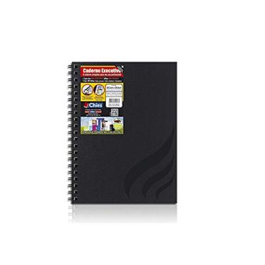 Imagem de Caderno Reunião Chies Capa Dura Preto 20x28cm c/ 100 Folhas 2191