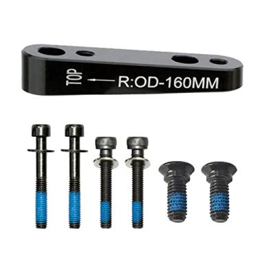 Imagem de Almencla Conversor de adaptador de de durável MTB mountain bike suporte de freio a pinça equipamento de reposição, traseira