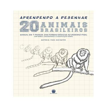 Imagem de Aprendendo A Desenhar 20 Animais Brasileiros