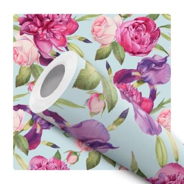 Imagem de Papel de Parede Adesivo Cimento Queimado Claro Moderno Quarto Sala de 