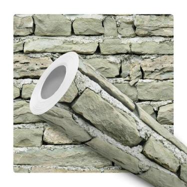 Imagem de Papel de Parede Adesivo Listra Vertical Preto e Branco Moderno Quarto 