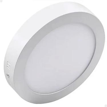 Imagem de Plafon Painel Led Redondo De Sobrepor 23cm 18w 3000k