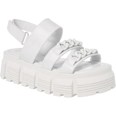 Imagem de Papete Feminina Plataforma Tratorada Birken Corrente (Branco, BR, Adulto, Numérico, 35)