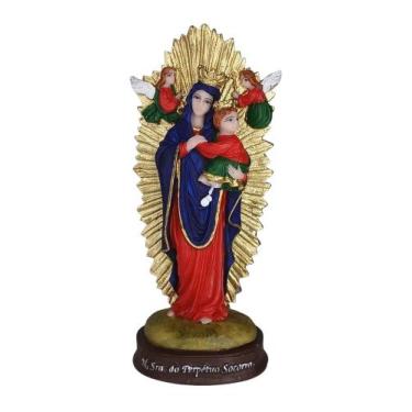 Imagem de Imagem de Nossa Senhora do Perpétuo Socorro 15cm em resina - R&S