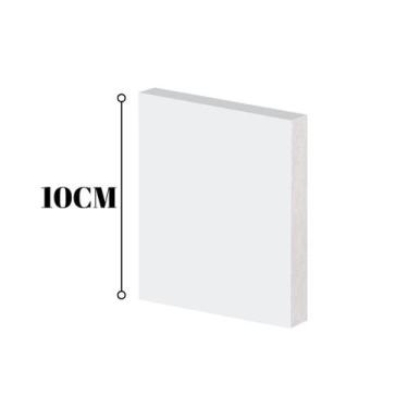 Imagem de Guarnição Poliestireno 10cm Liso Branco 40010 Arquitech