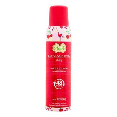 Imagem de Kit c/ 2 Desodorante Aerossol Antiperspirante Cherry - Giovanna Baby