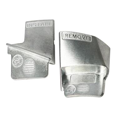 Imagem de DSkoiph Conjunto de ferramentas de instalação de removedor de correia elástica de metal 2 peças Kit de correias elásticas para carrinho de carro caminhão carrinho de carrinho e outro veículo