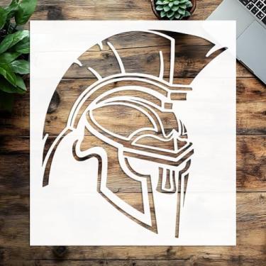 Imagem de Capacete Stencil Spartan Spartans Michigan State 28 x 21,6 cm STENCILAIR