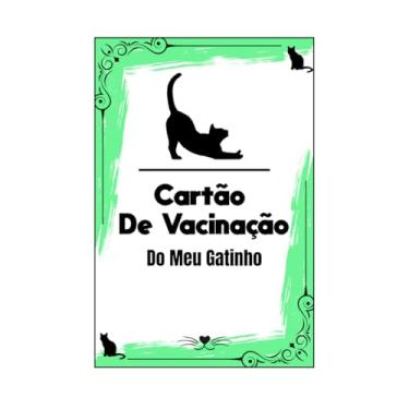 Imagem de Caderneta Cartão de Vacinação para Gatos Personalizado, Modelo Compacto, Controle de Banho e Cuidados, Multicolorido (Verde)