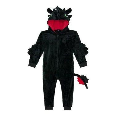Imagem de Pijama Fantasia Infantil Dragão Banguela Kigurumi - Mundo Das Fantasia