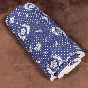 Imagem de Mantinha Bebê com Sherpa Antialérgico Cobertor Soft Frio Inverno  - Mã