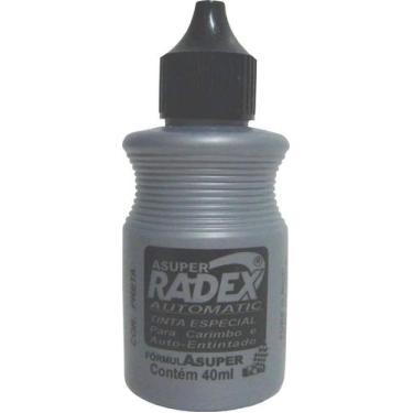 Imagem de Tinta para Carimbo Automatic Preto Radex 40ml