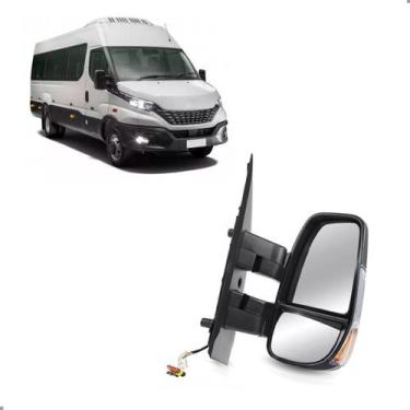 Imagem de Retrovisor Iveco 2020 a 2024 Com Pisca Braco Curto Base Reta - SP ACES