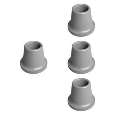 Imagem de FashionCha 4pcs Pés de reposição para a cadeira de chuveiro Cup Cup Fete Acessórios Peças Anti -Slip Borracha Dicas para o assento da banheira na banheira, 2.2 Cm